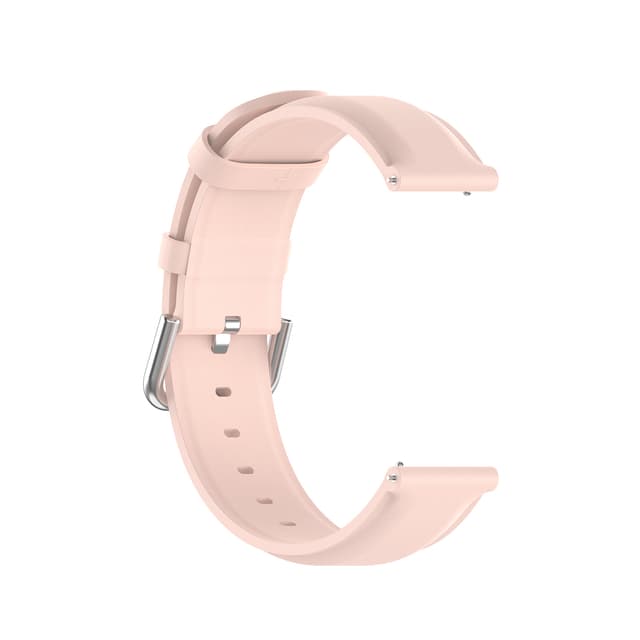 Klockarmband äkta läder Rosa 20 mm