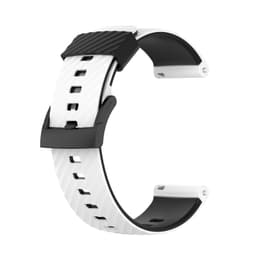 Silicnoe-kellon hihnan vaihto Suunto Spartan Sportiin Musta + Valkoinen