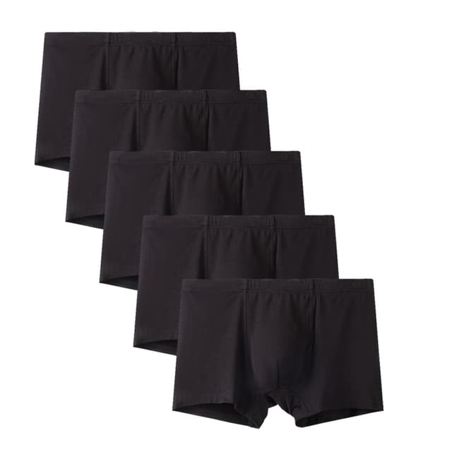 Kalsonger i bambu svarta 5-pack L