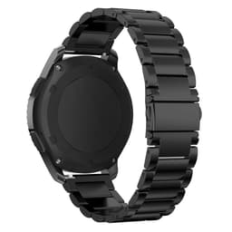 22 mm rustfrit stål urrem til Samsung Galaxy Wath 3 45 mm Huawei GT4 45 mm Sort