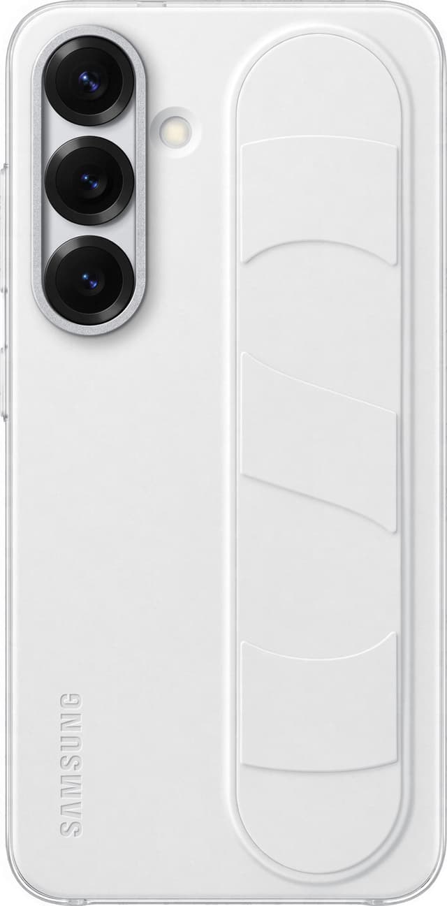 Samsung Galaxy S25 Standing Grip deksel (hvit)