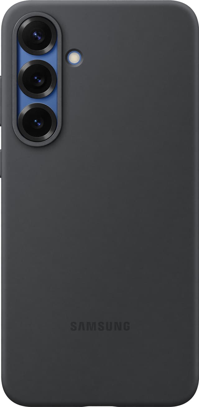Samsung Galaxy S25+ Silicone fodral (svart)