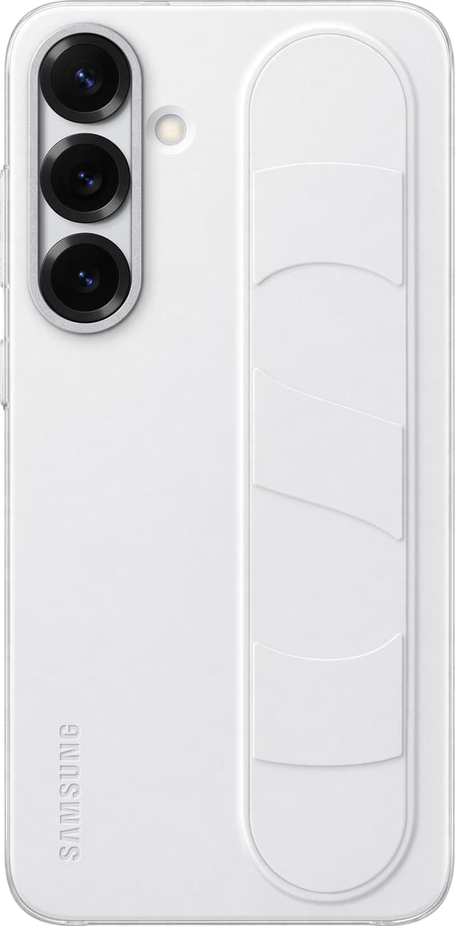 Samsung Galaxy S25+ Standing Grip deksel (hvit)