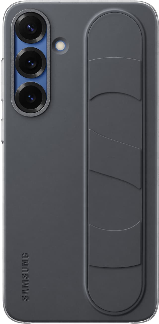 Samsung Galaxy S25+ Standing Grip deksel (sort)