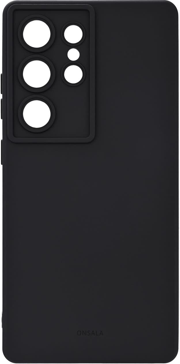 Onsala Samsung Galaxy S25 Ultra silikonfodral (svart)
