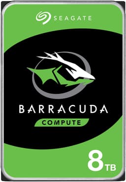 Seagate BarraCuda 3,5" sisäinen kovalevy (8 TB)