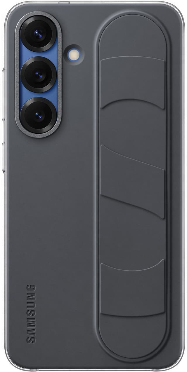 Samsung Galaxy S25 Standing Grip deksel (sort)