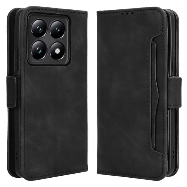 For Xiaomi 14T Pro Multiple Slots Lommebok-deksel Beskyttende