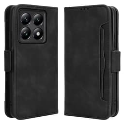 Till Xiaomi 14T Pro Flera kortplatser Plånboksfodral skyddande