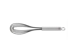 Rösle Whisk flat 27 cm Steel/Black