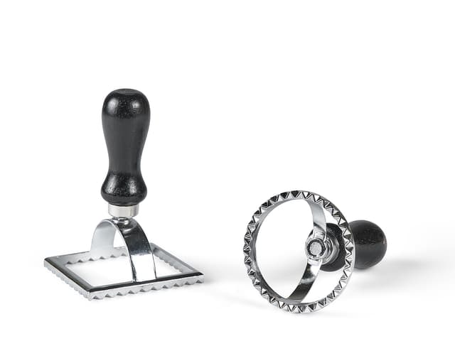 HOLM Ravioli Stamp 2 pcs. Black/Metal