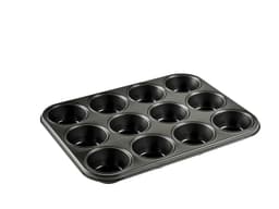 Blomsterbergs Muffinform til 12 stk. Black Steel