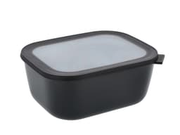 Mepal Cirqula Rectangular bowl w.lid 3000 ml Black