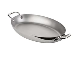 Mauviel Panna med 2 handtag oval Stål