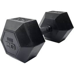 Master Fitness Nero Rubber Coated Hex 20 kg