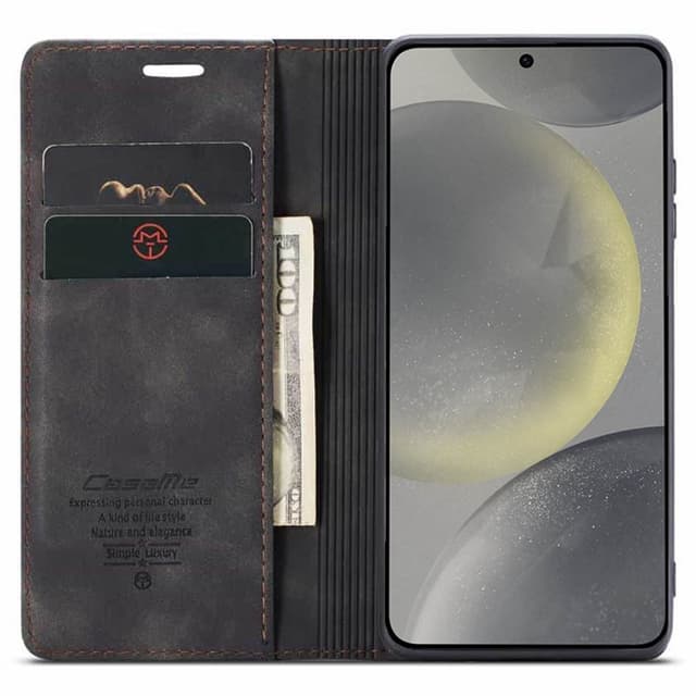 CaseMe mobilcover 013 Samsung Galaxy S25 Plus - Sort