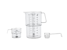 Rosti Mensura Measuring set 3 pcs Clear