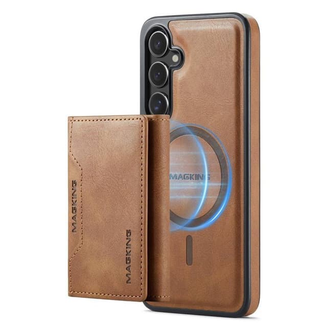 DG-Ming Magking K2 2i1 cover Samsung Galaxy S25 - Brun