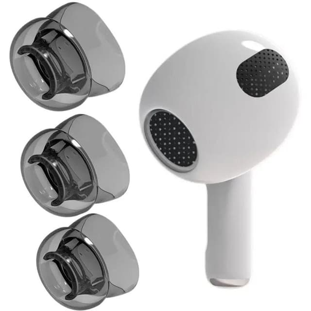 3-par TPE ørepuder AirPods (Gen4) - S/M/L - Sort