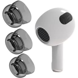 3-pari TPE Korvatyynyt AirPods (Gen4) - S/M/L - Musta
