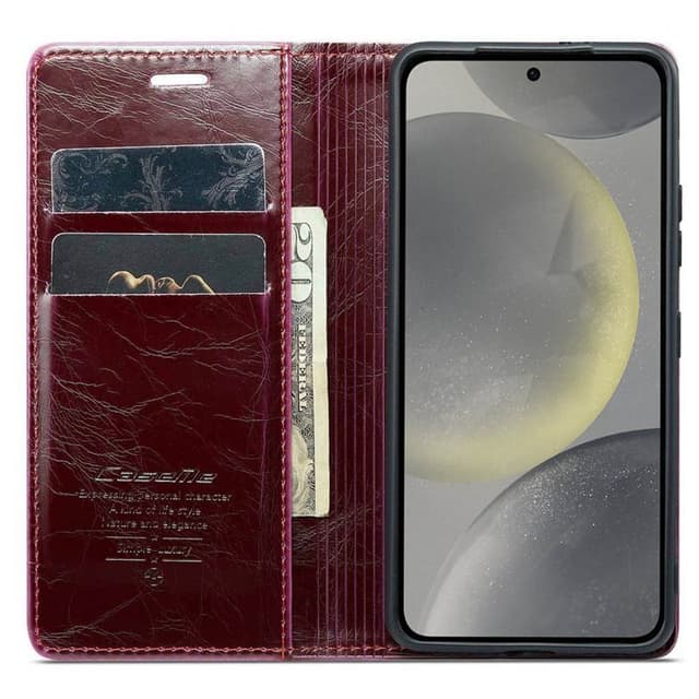 CaseMe mobilcover 003 Samsung Galaxy S25 - Bordeaux