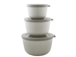Mepal Cirqula high Bowl set 3 pcs Nordic white