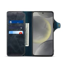 Denior lompakkokotelo nahkaa Samsung Galaxy S25 - Musta