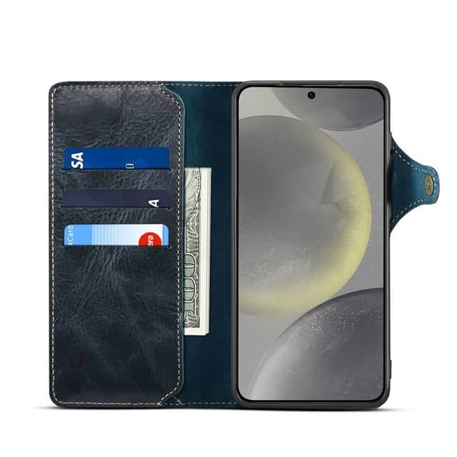 Denior mobilcover læder Samsung Galaxy S25 - Sort