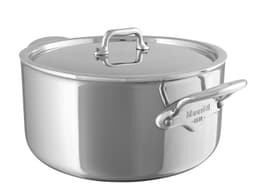 Mauviel Gryde med stållåg Steel