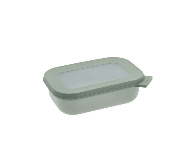 Mepal Cirqula Rektangulær skål m/låg 500 ml Nordic sage
