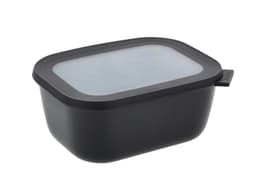 Mepal Cirqula Rectangular bowl w.lid 1500 ml Black
