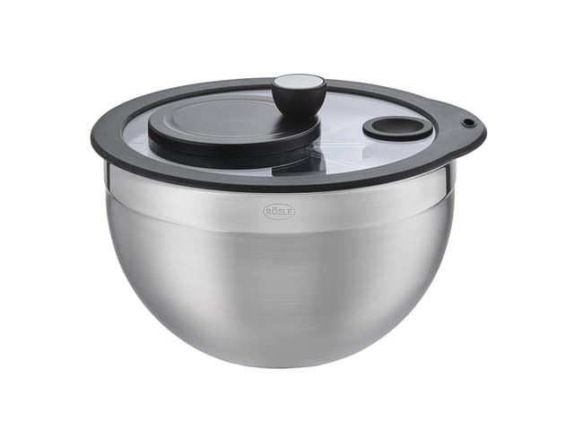 Rösle Salatslynge Dia 24 x 18,5 cm 5,4 liter Stål/Sort