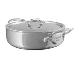 Mauviel Gryde med stållåg lav Steel