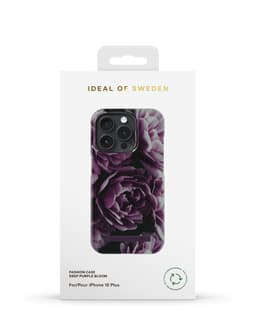 Printed Case iPhone 15 Pro Deep Purple Bloom