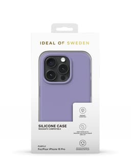 Silicone Case MagSafe iPhone 15 Pro Purple