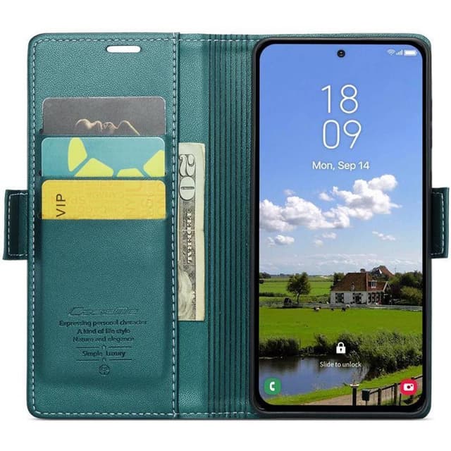 CaseMe mobilcover 023 Samsung Galaxy S25 - Petrol