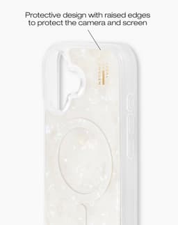 Pearlised Case MagSafe iPhone 16 Plus White