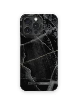 Printed Case MagSafe iPhone 15 Pro Max Black Thunder Marble