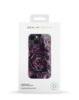 Printed Case iPhone 13 / 14 / 16e Deep Purple Bloom