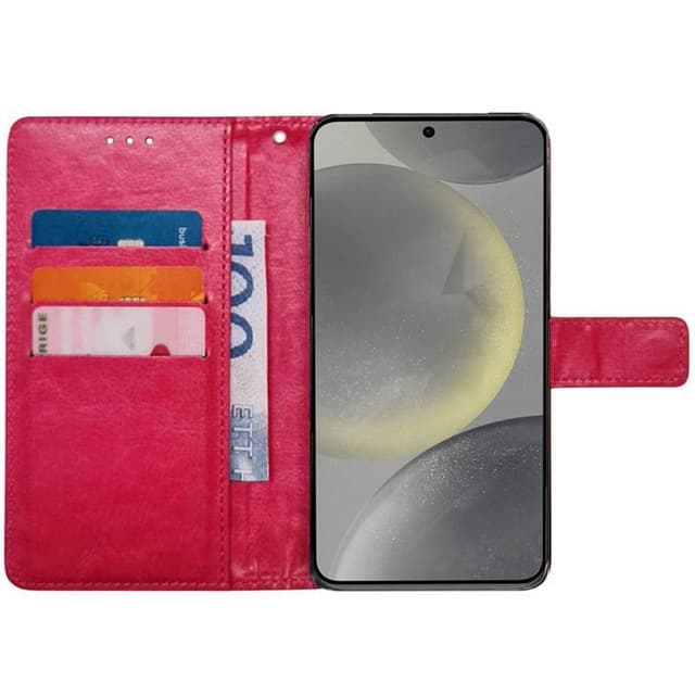Wallet cover 3-kort Samsung Galaxy S25 Plus - Lyserød