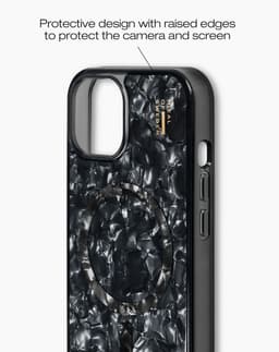 Pearlised Case MagSafe iPhone 13 / 14 / 15 / 16e Black