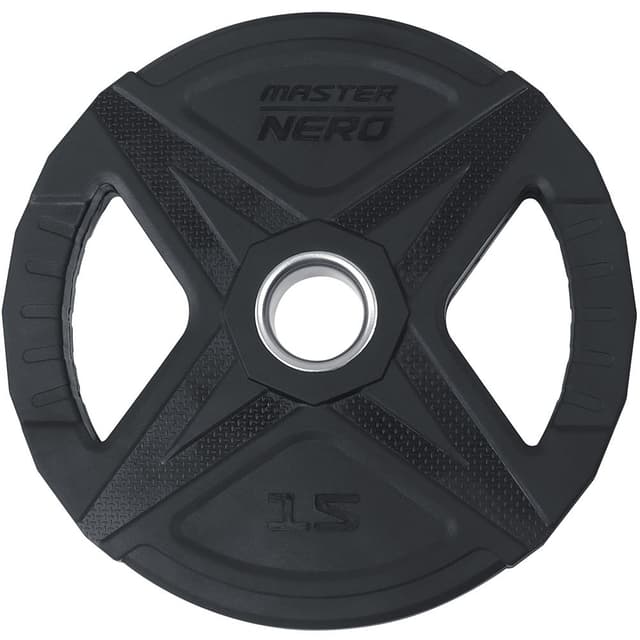 Master Fitness Nero Rubber Plate 15 kg