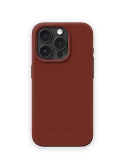 Silicone Case iPhone 15 Pro Dark Amber