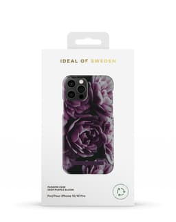 Printed Case iPhone 12 / 12 Pro Deep Purple Bloom