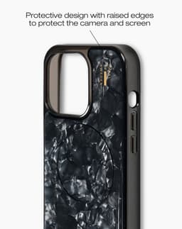 Pearlised Case MagSafe iPhone 15 Pro Black