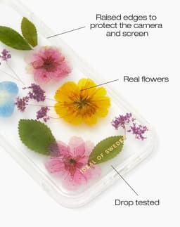 Clear Case iPhone 13 / 14 / 15 / 16e Summer Blossom