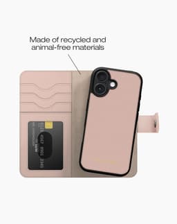 Magnet Wallet+ iPhone 16 Plus Pink
