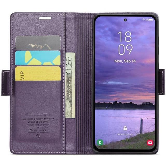CaseMe mobilfodral 023 Samsung Galaxy S25 - Lila