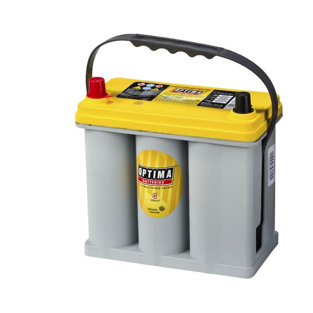 OPTIMA AGM Yellow Top 12V 38AH 460CCA (237x129x227mm) +venstre 8071-176