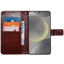 Lommebokdeksel 3-kort Samsung Galaxy S25 Plus - Brun